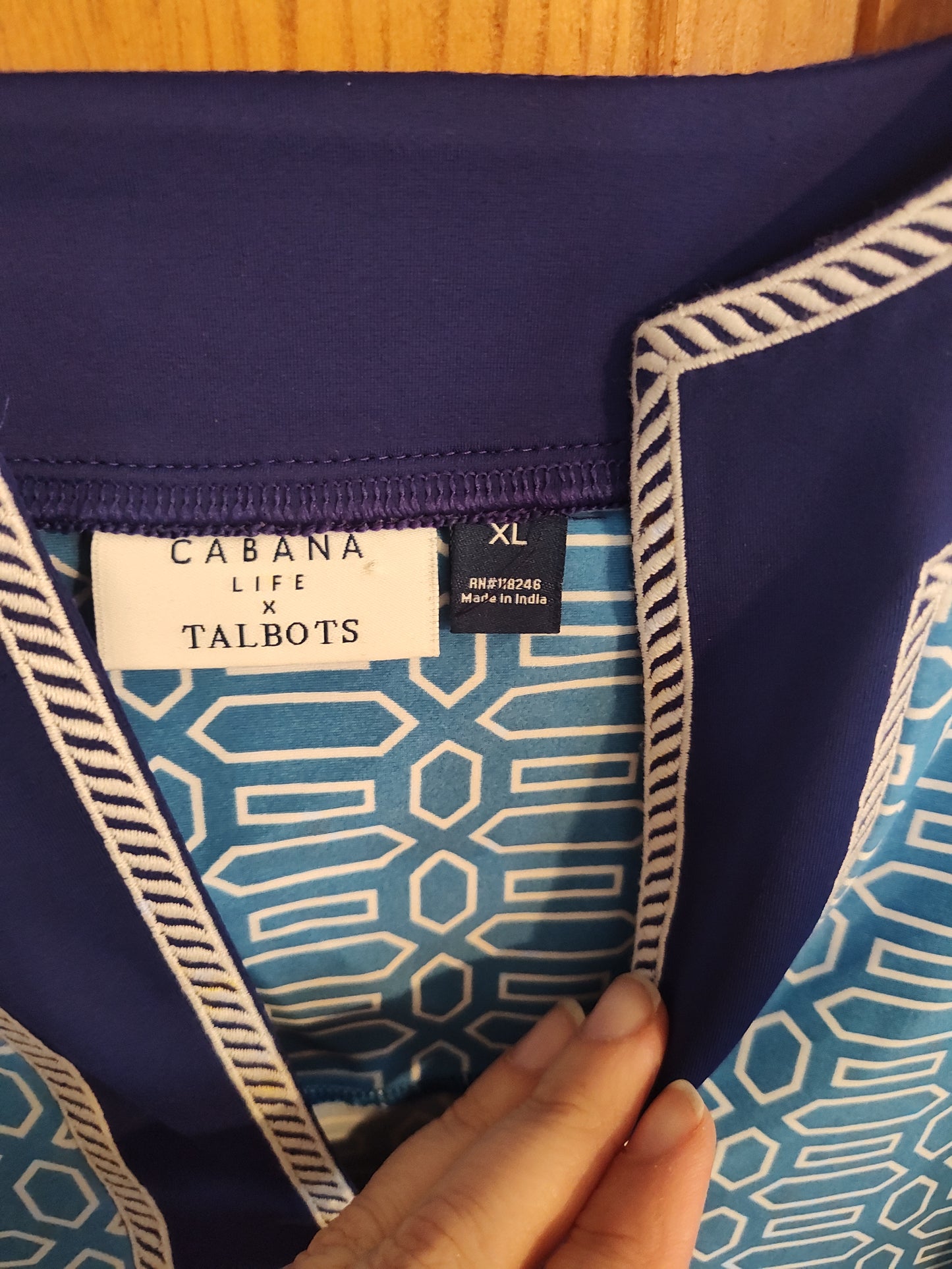 Seller 185:  Cabana Life x Talbots Women's Dress/Coverup Size XL