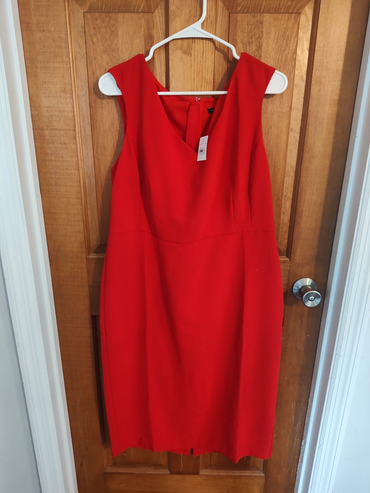 Seller 185:  NEW Ann Taylor Size 14 red dress