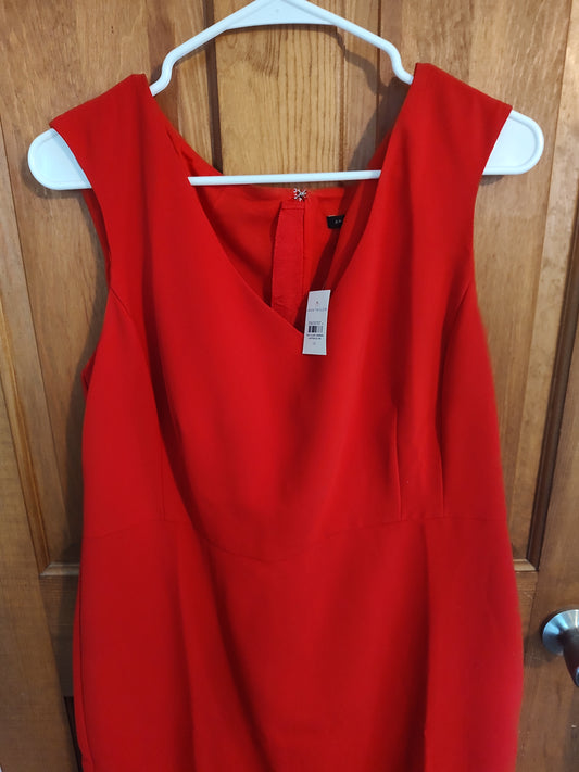 Seller 185:  NEW Ann Taylor Size 14 red dress