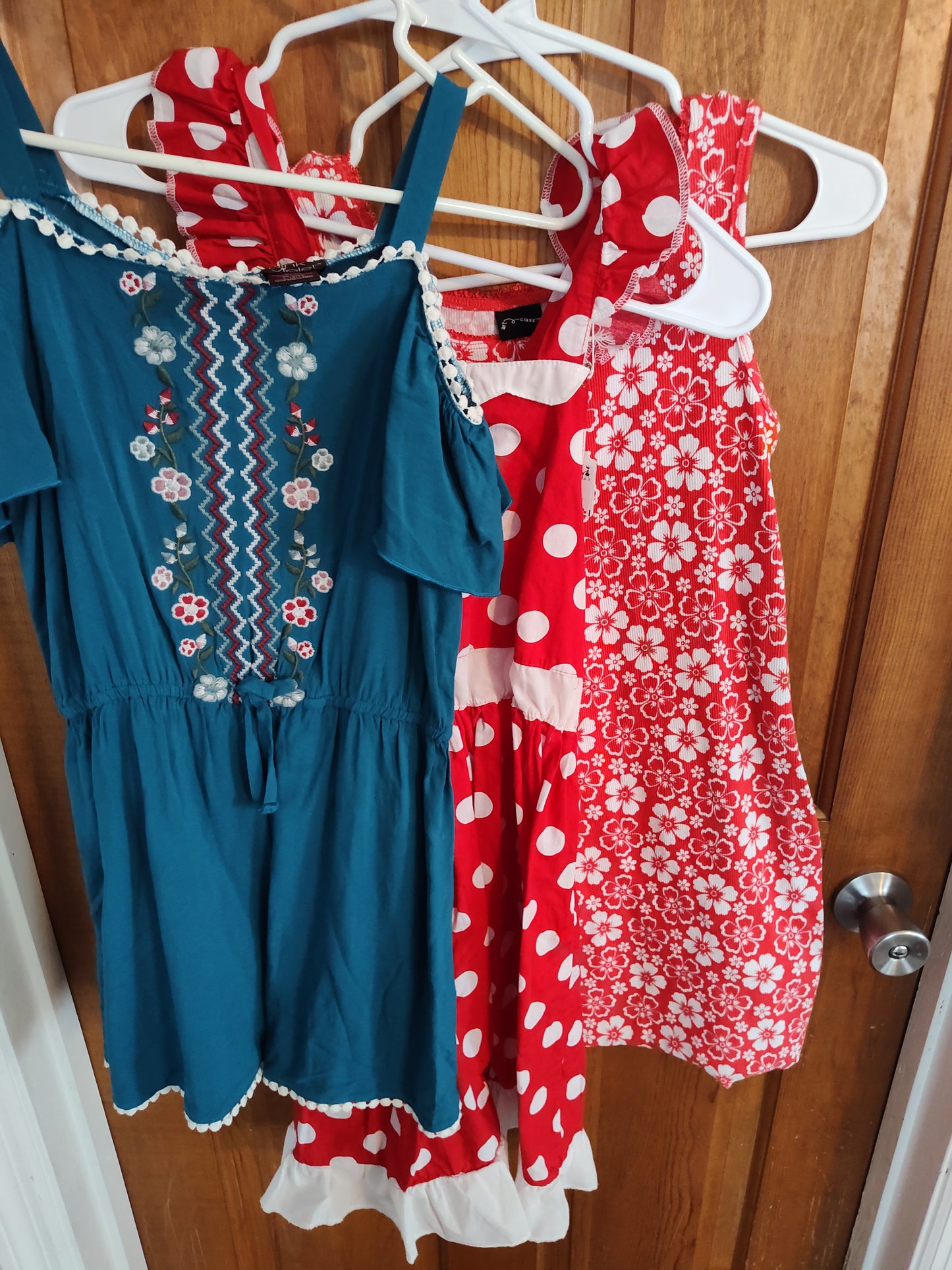 Seller 185:  Girls Size 10/12 Mixed Brands Dresses and romper