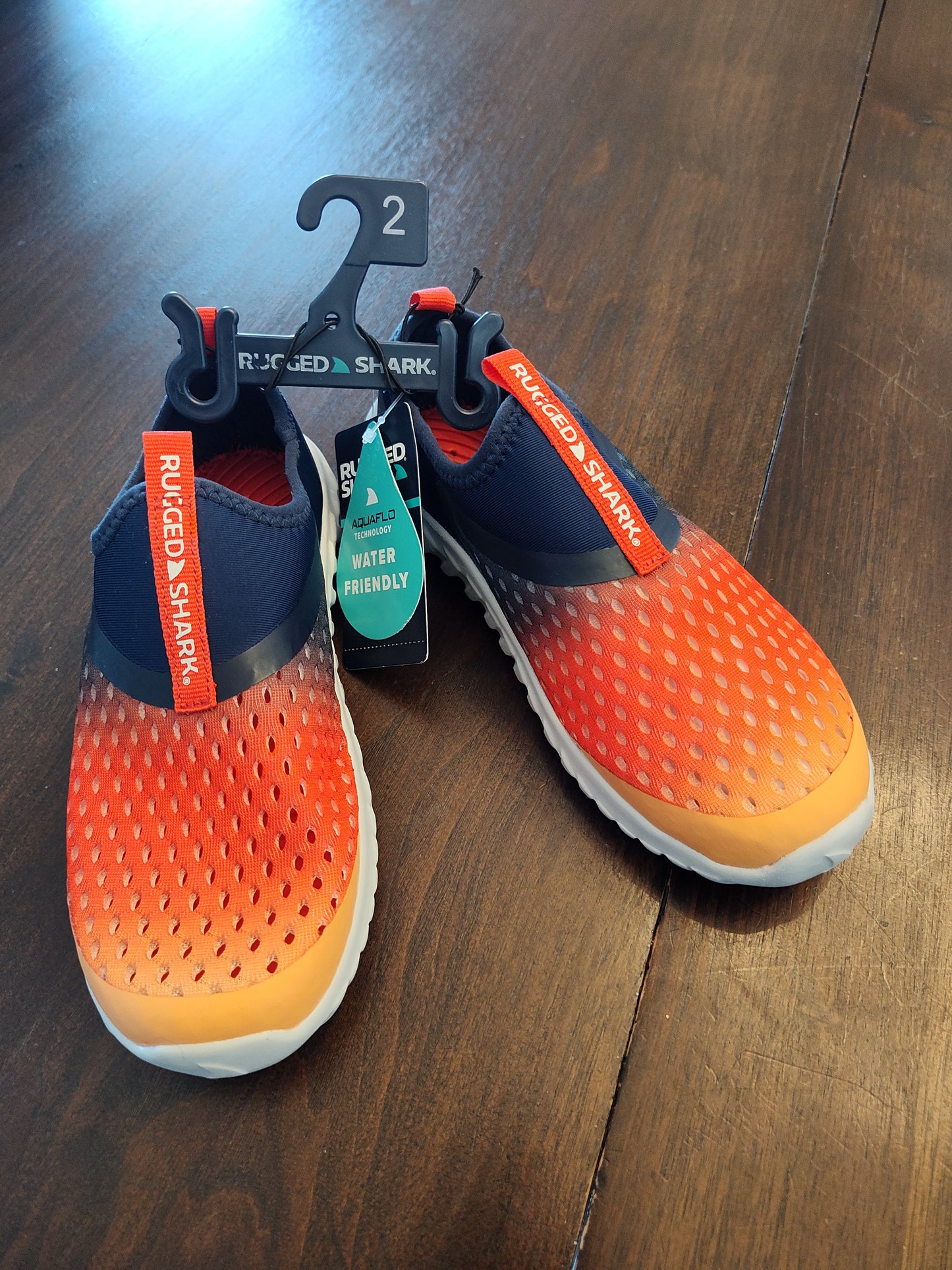 Seller 185:  Rugged Shark Boys Water Shoes 2 youth