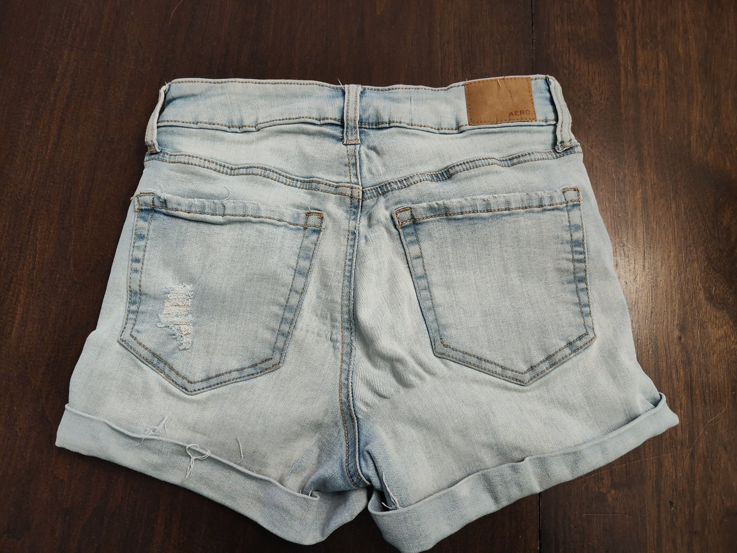 Seller 185:  Aeropostale Jean Shorts High Rise Midi Women's Size 0