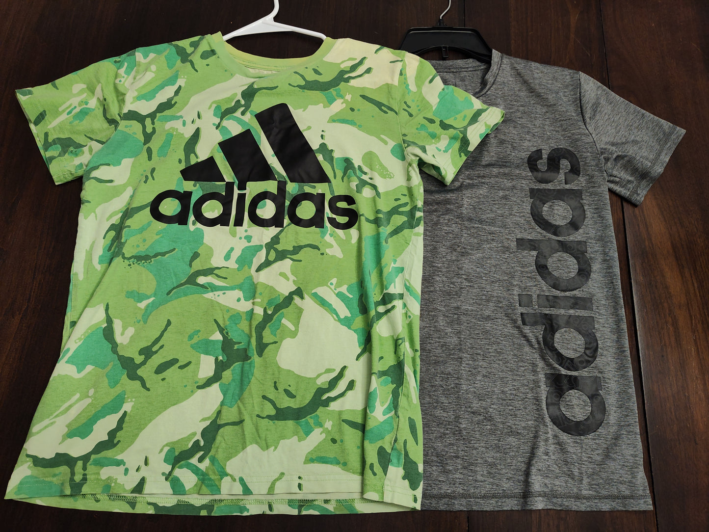 Seller 185:  Adidas YL (14/16) boys shirts x 2