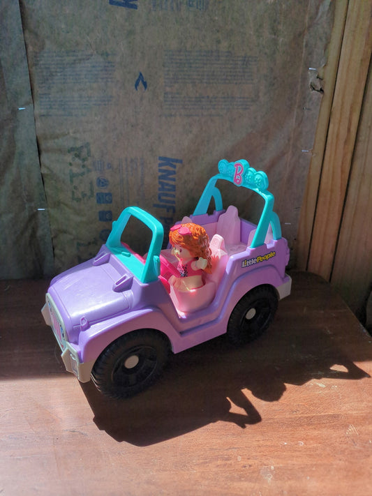 Seller 125 - Little People Barbie Jeep - REDUCED