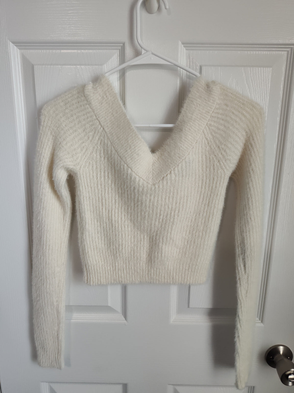 Seller 189:  New American Eagle Cream Sweater Size XS
