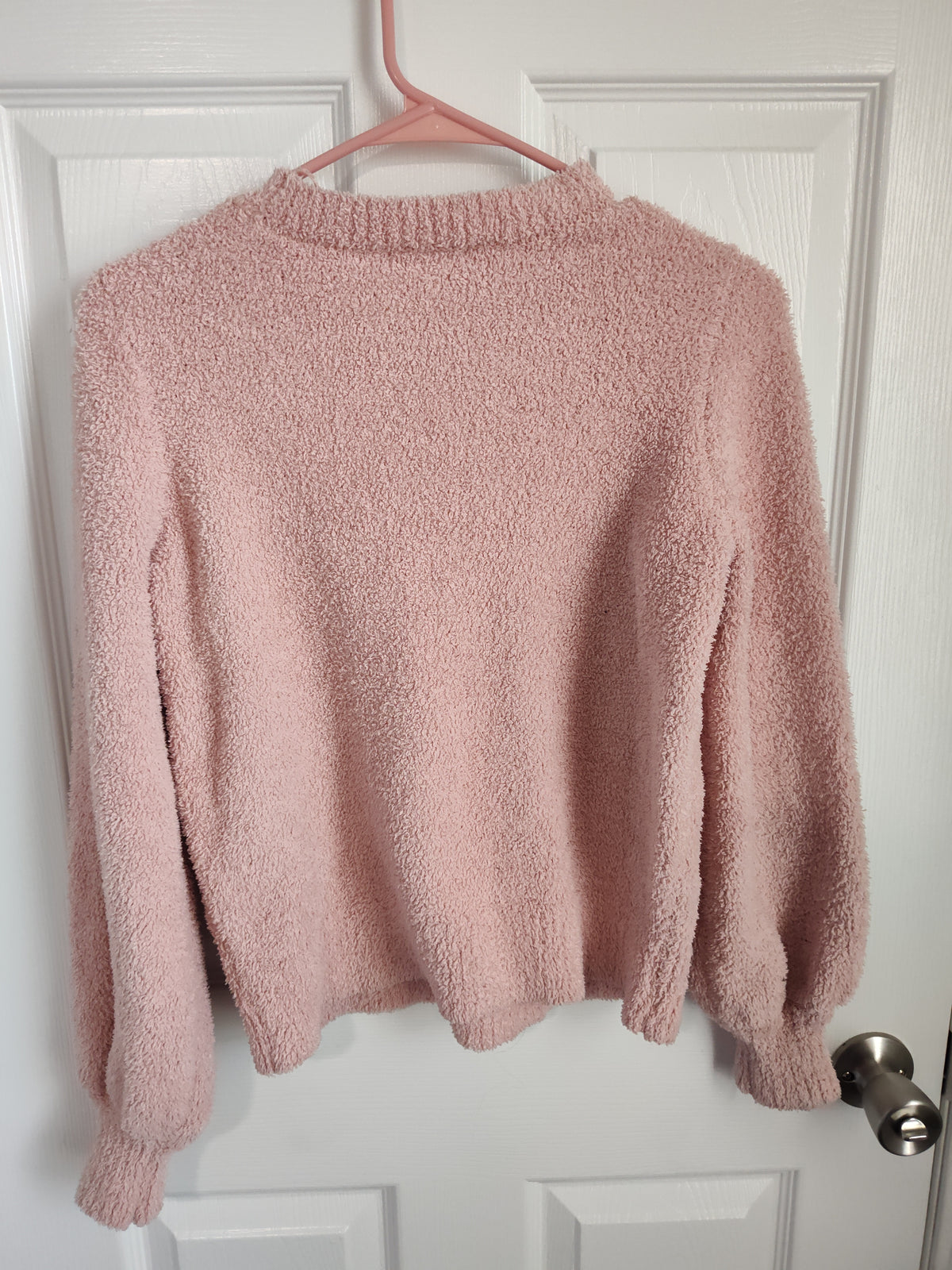 Seller 189:  Lauren Conrad XS Pink Heart Sweater