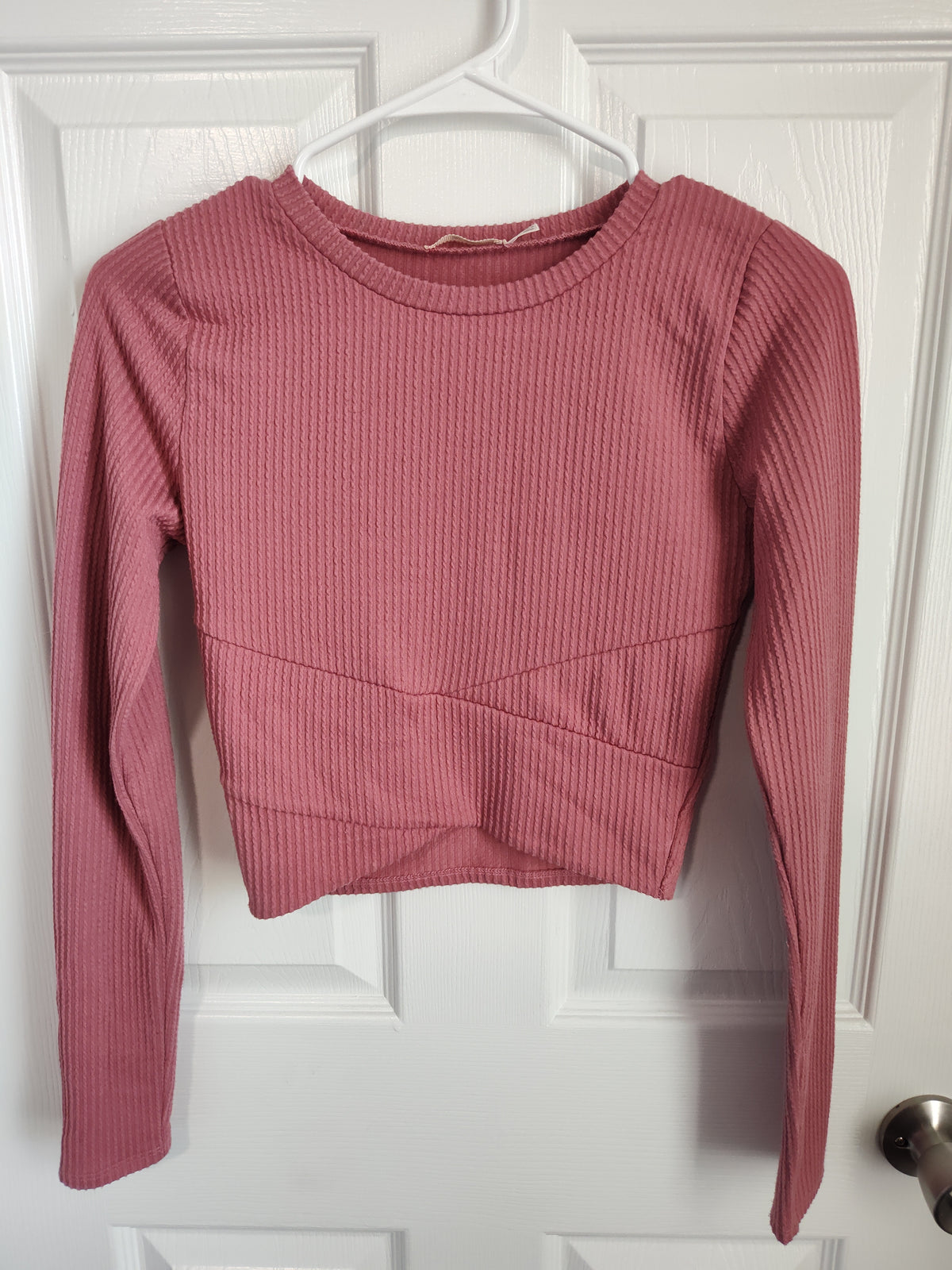 Seller 189:  Mi Ami Women's fitted crop long sleeve Size XS