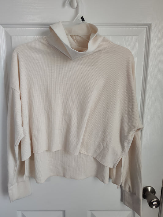 Seller 189:  American Eagle Women's XS Oversized crop Waffle Knit top