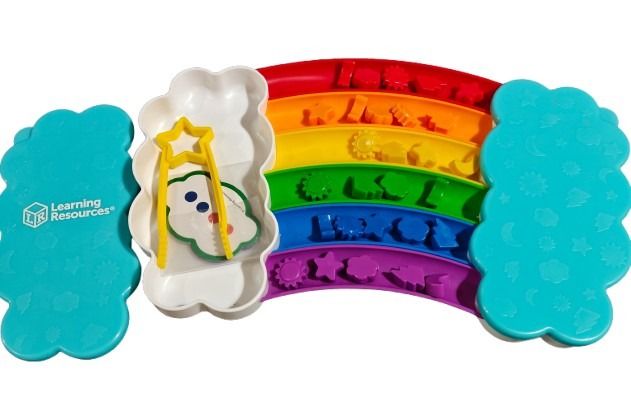 #7 Learning Resource Rainbow Sorting Set, toddler, fine motor