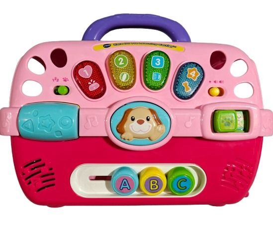 #7 V-Tech Care for Me Learning Carrier pet care toy, toddler, girl