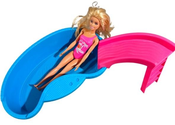 #7 Barbie with Pool & Slide