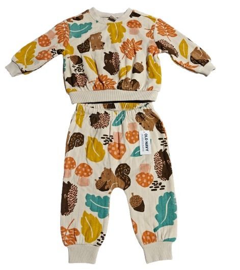 #7 Old Navy Fall Sweat Suit, NWT, boys, 6-12 month set