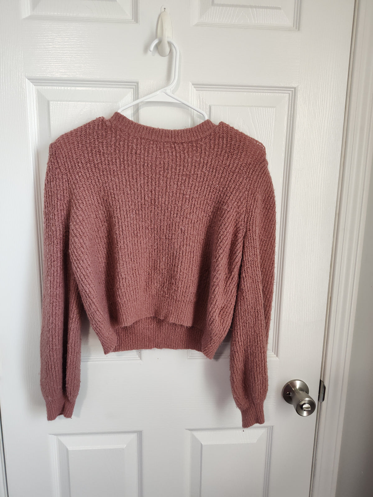 Seller 189:  Love Tree Women's Sz Small Dusty Rose Sweater
