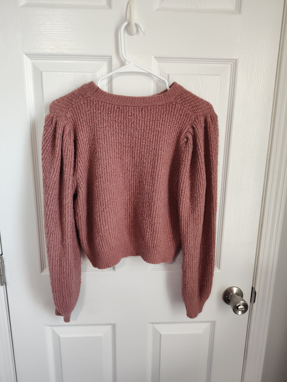 Seller 189:  Love Tree Women's Sz Small Dusty Rose Sweater