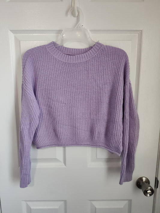 Seller 189:  Wild Fable Purple Cropped Sweater women's size small