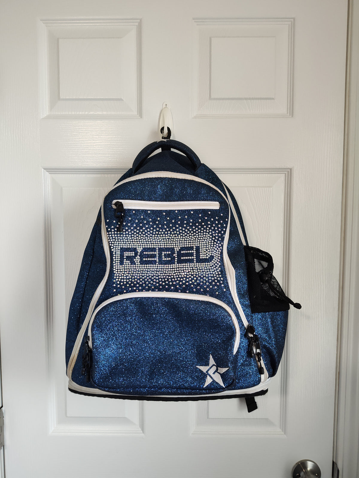 Seller 189:  Rebel Dream Plus Cheer Backpack with luggage hanger