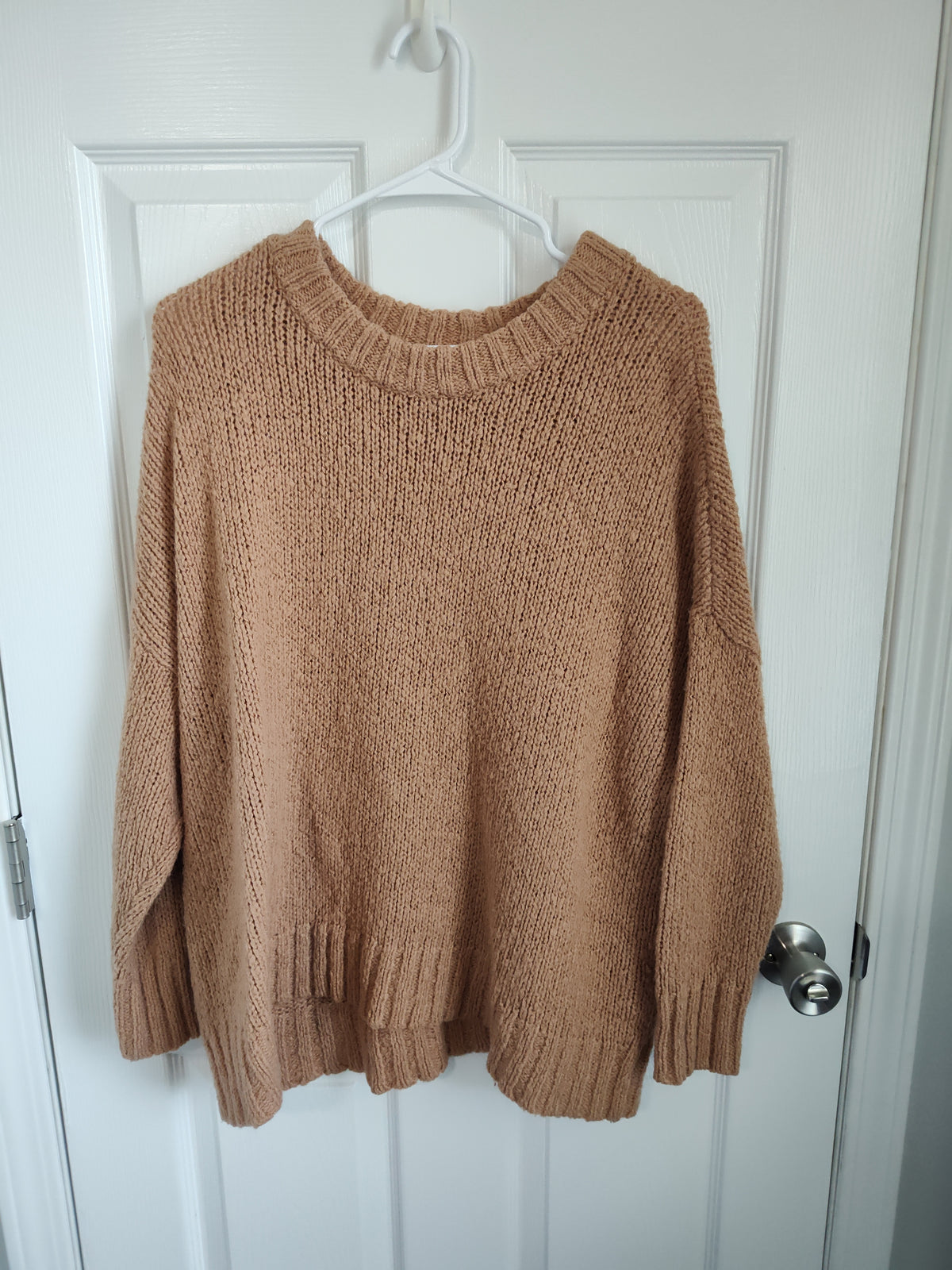 Seller 189:  Aerie women's small oversized beige sweater