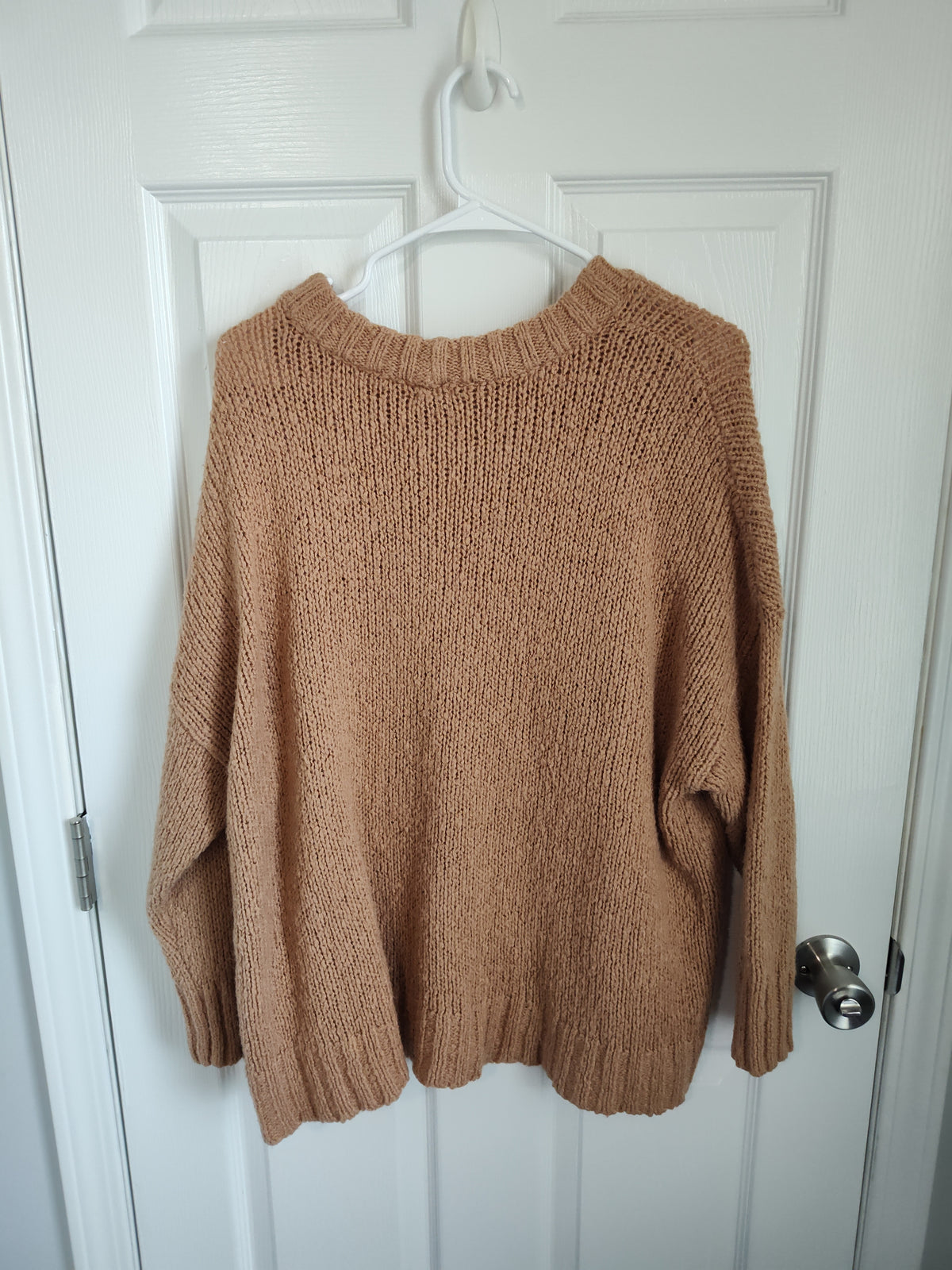 Seller 189:  Aerie women's small oversized beige sweater
