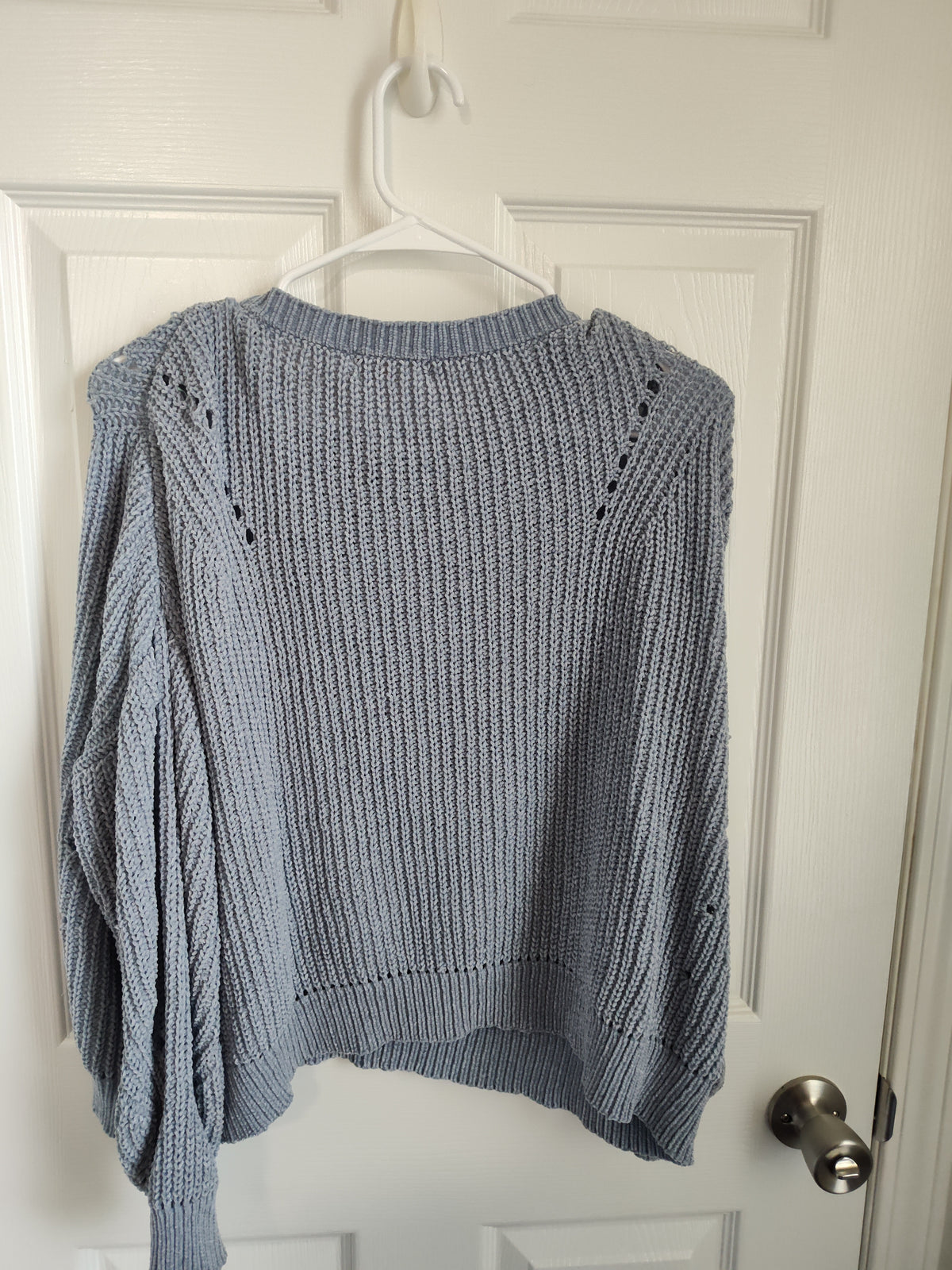 Seller 189:  Altar'd State Blue Sweater Women's small