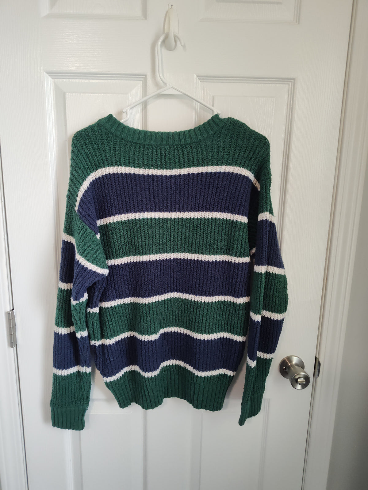 Seller 189:  American Eagle Oversized Striped Sweater women's small