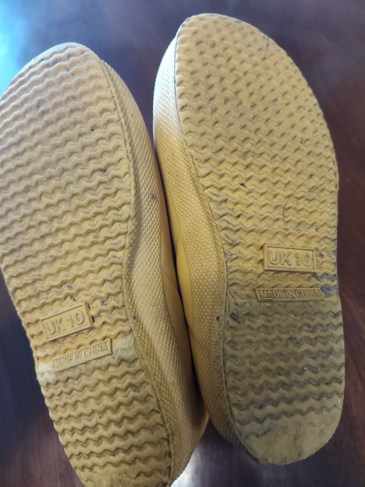 Seller 189:  Hunter Yellow Boots Youth size 11boy/12 girl