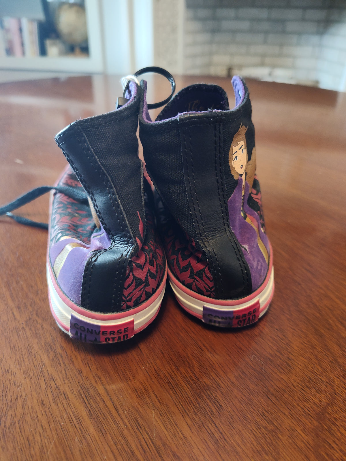 Seller 189:  Converse Frozen girl shoes size 3 youth