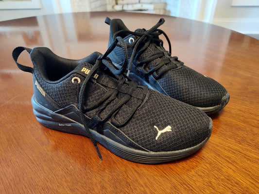 Seller 189:  Puma Black Shoes Women's size 7.5