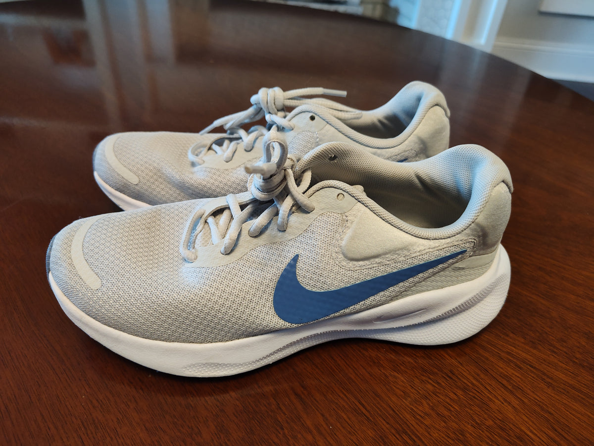 Seller 189:  Nike Grey/Blue Shoes Women's size 7.5