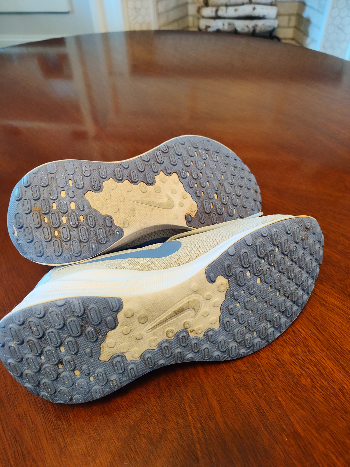 Seller 189:  Nike Grey/Blue Shoes Women's size 7.5