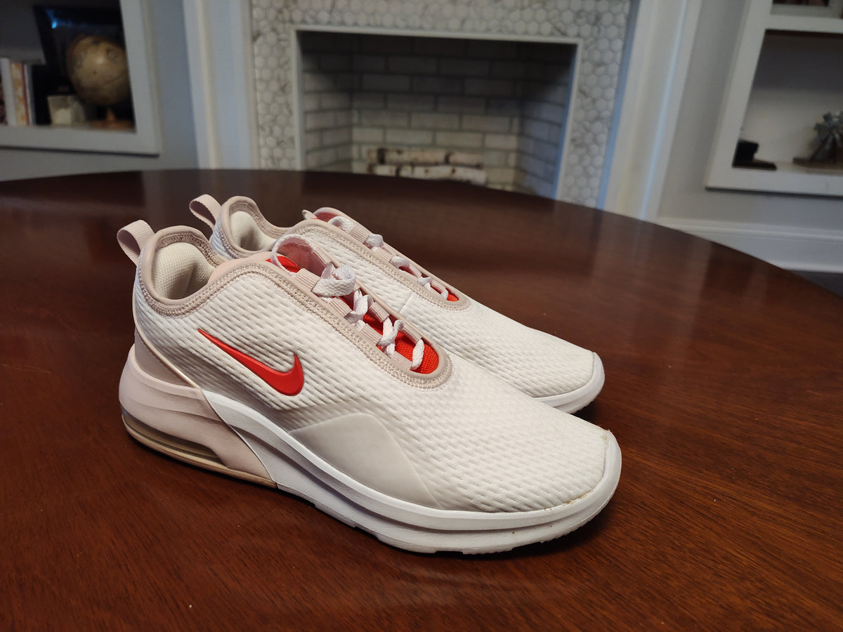 Seller 189:  Nike White with Red Accents Women's size 8
