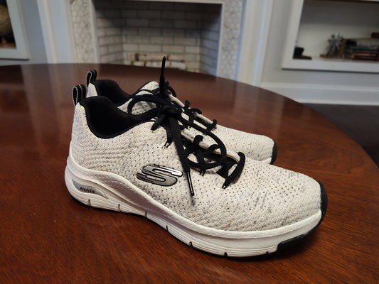 Seller 189:  Skechers ArchFit Gray/Black women's shoes size 8.5