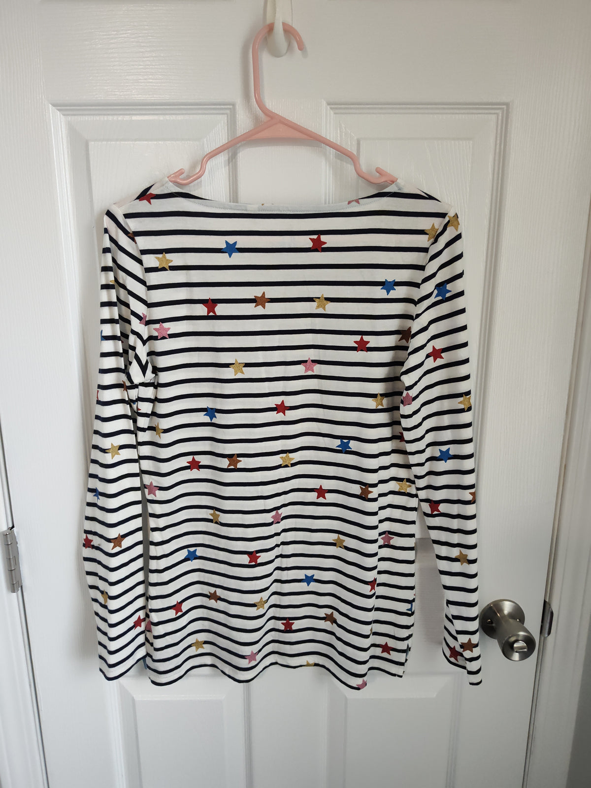 Seller 189:  Boden Striped Star Long Sleeve women's size 8 (uk12)