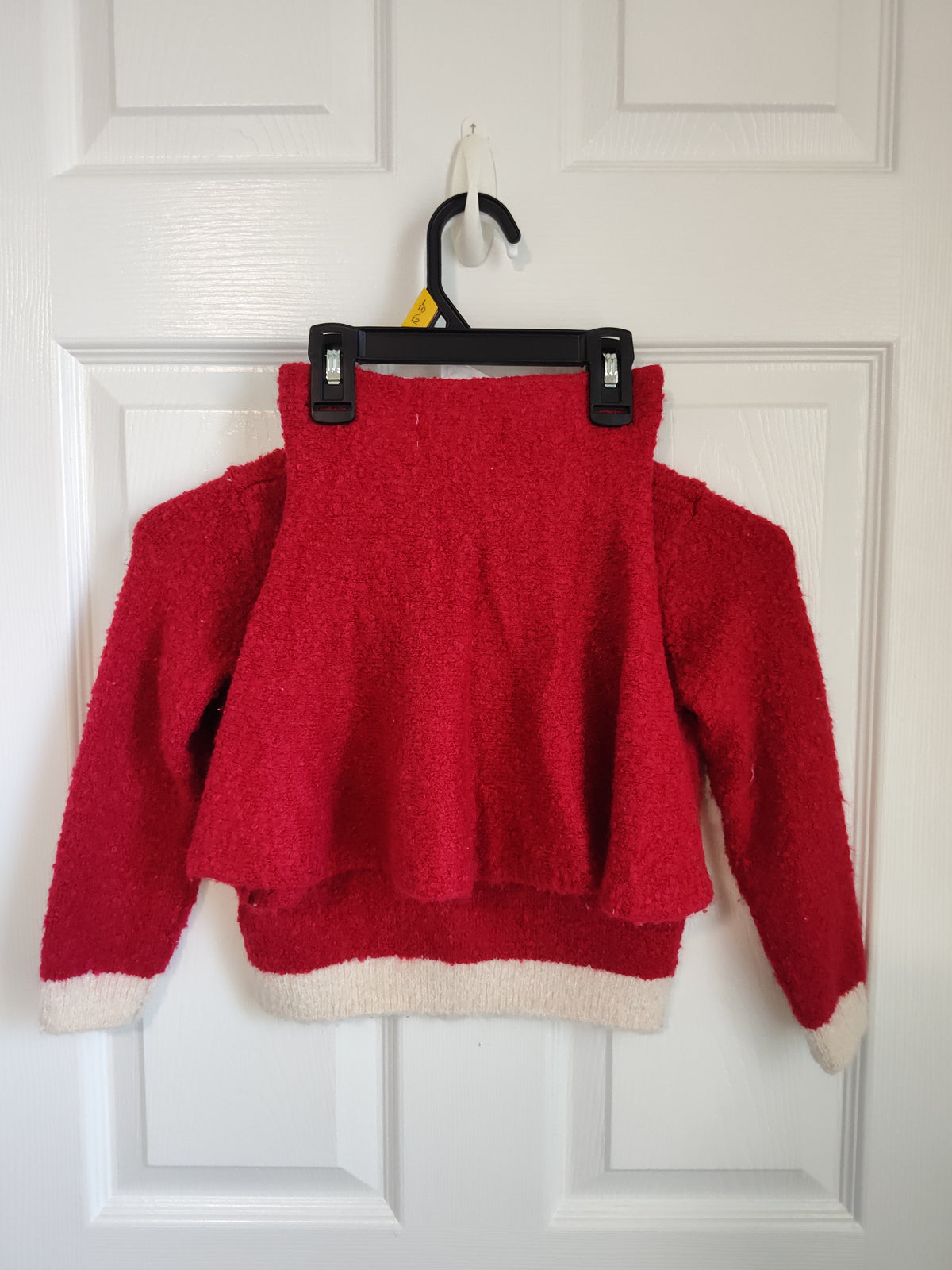 Seller 189:  H&M red/white skirt/cardigan outfit girl's size 3/4t