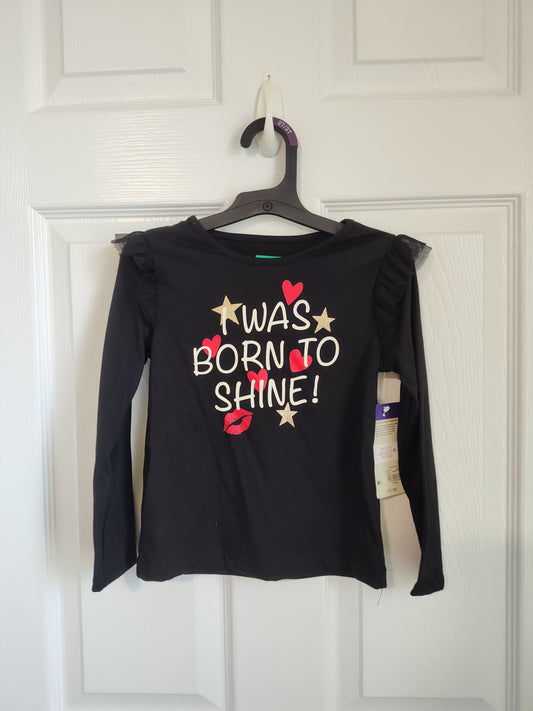 Seller 189:  New Born to Shine Girl's Long Sleeve size 4