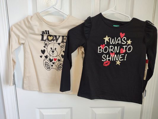 Seller 189:  Garanimals Girl's long sleeves x 2 NEW size 7
