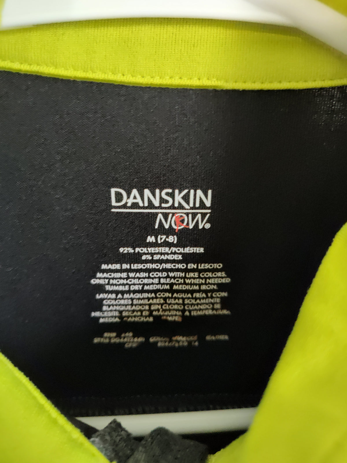 Seller 189:  Danskin Athletic Zip up girls size 7/8