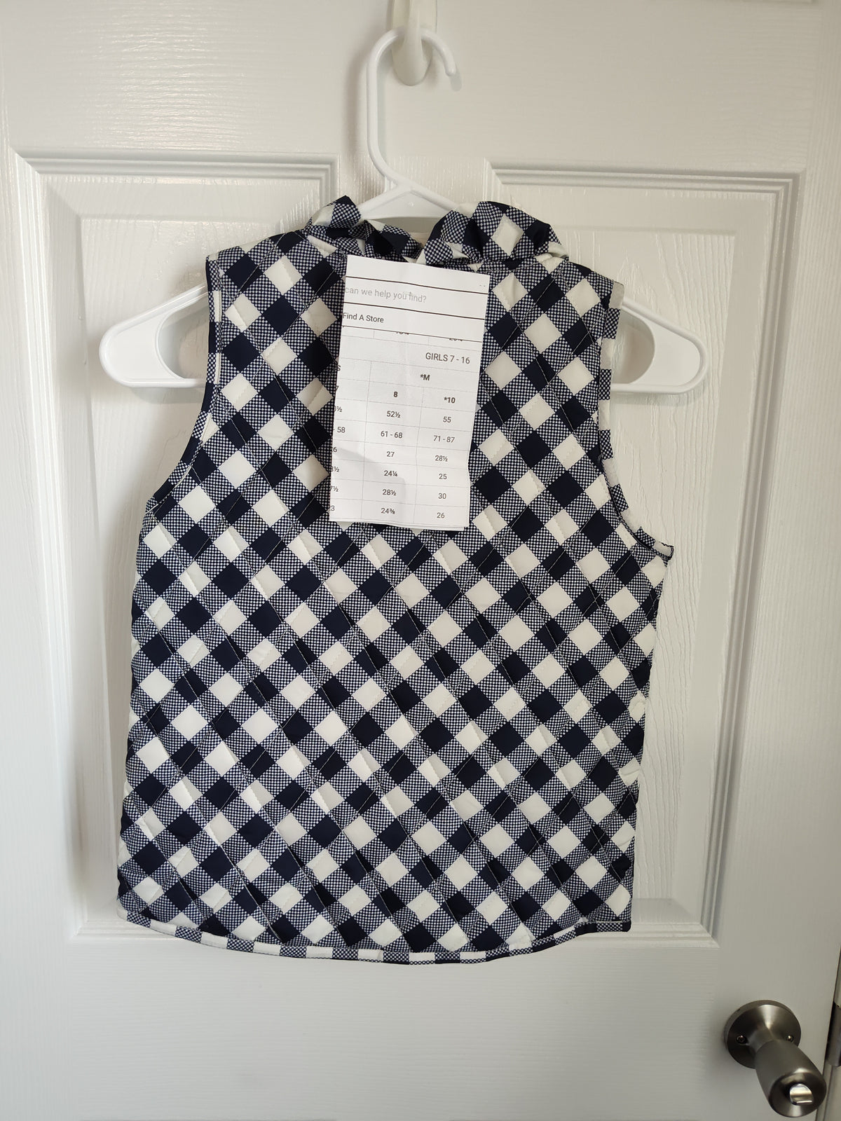 Seller 189:  Belk Girl's Vest New size medium (8/10)