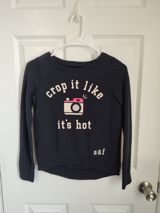 Seller 189:  Abercrombie & Fitch Oversized Sweatshirt Size Small, fits like a girls 10
