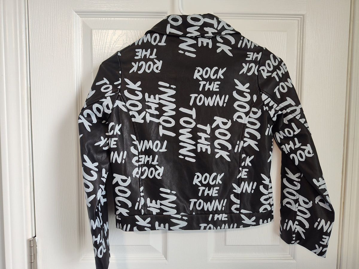 Seller 189:  Disney D-signed Rock the Town Jacket Girls Size 10/12