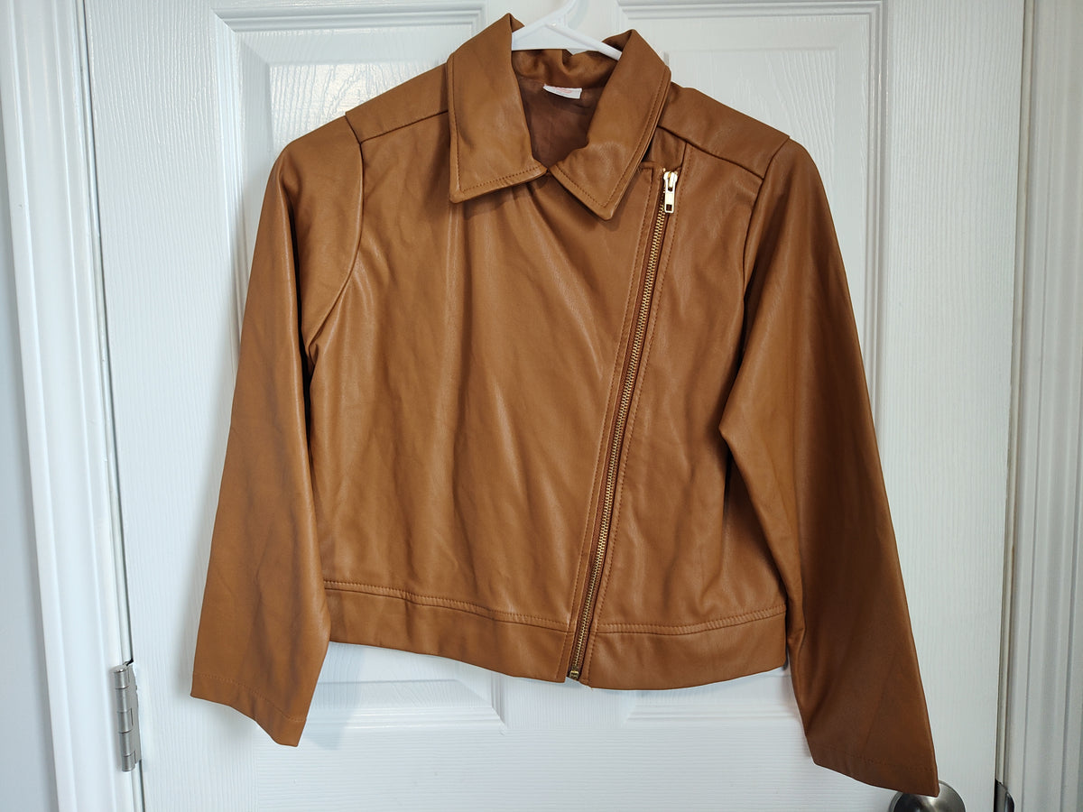 Seller 189:  Wonder Nation Faux Leather Jacket Girls size 10/12
