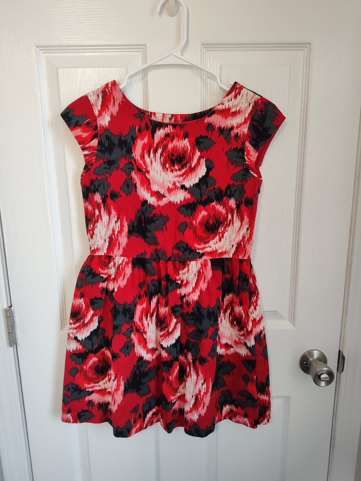 Seller 189:  Gap Red Floral Dress Girls size 12