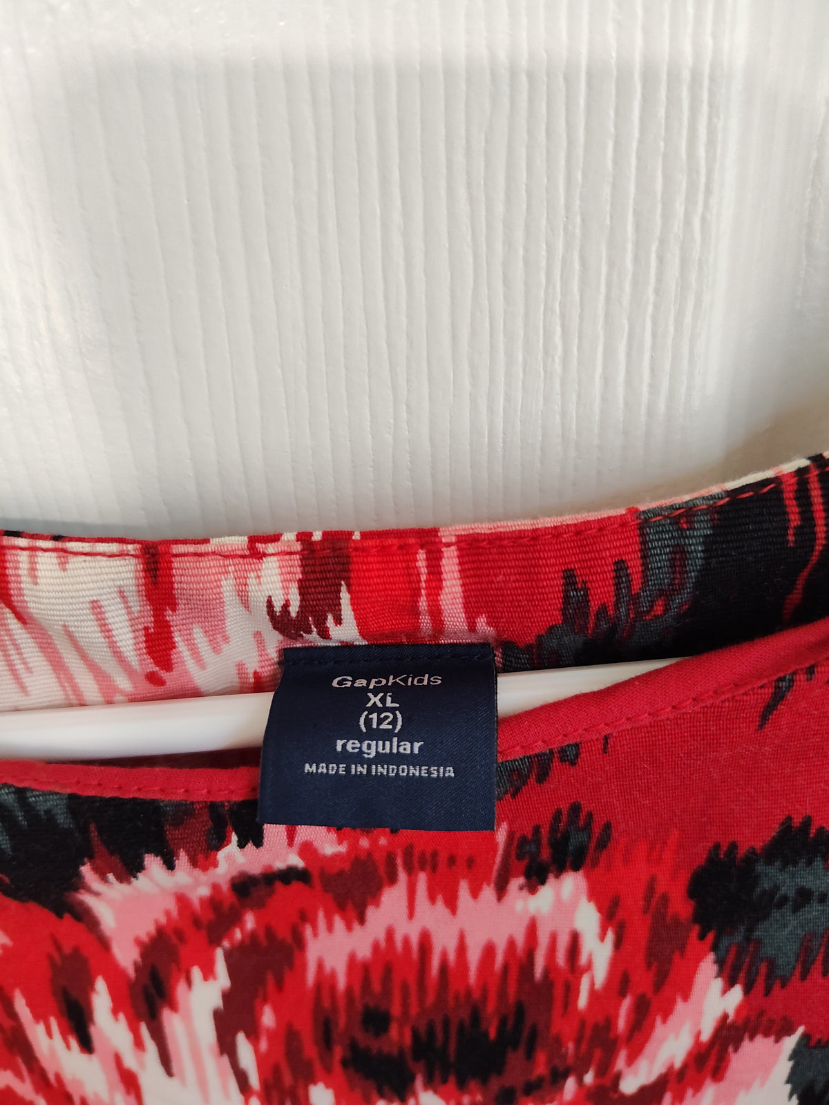 Seller 189:  Gap Red Floral Dress Girls size 12