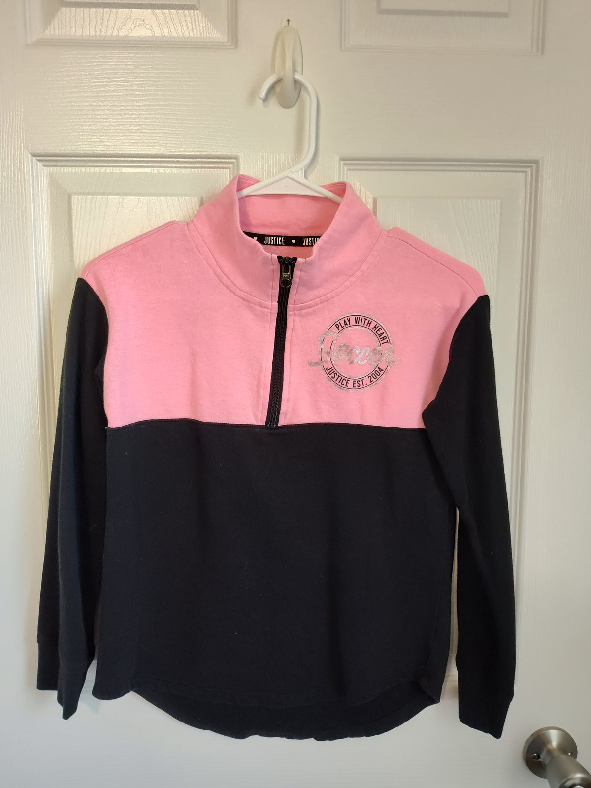 Seller 189:  Justice Sweatshirts x 3 girls size 12