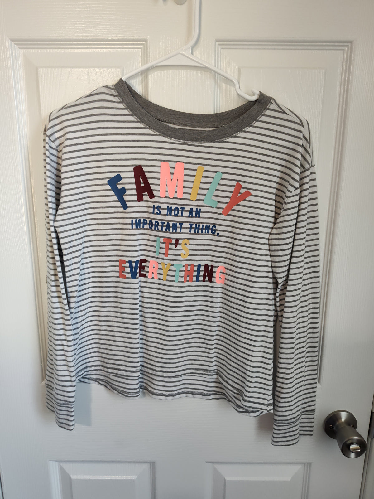 Seller 189:  Old Navy & Justice Graphic Long Sleeves x 2 size 14