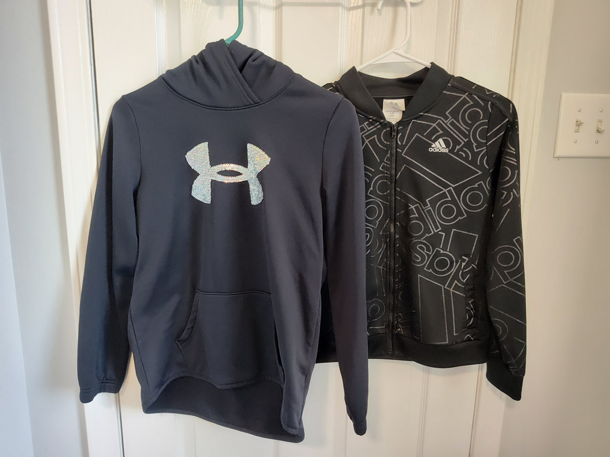 Seller 189:  UA and Adidas outerwear size 14/16 girls