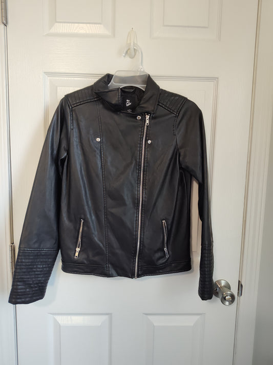 Seller 189:  Art Class Black Faux Leather Jacket Girls 14/16