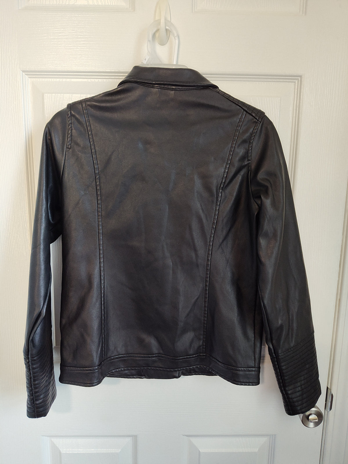 Seller 189:  Art Class Black Faux Leather Jacket Girls 14/16