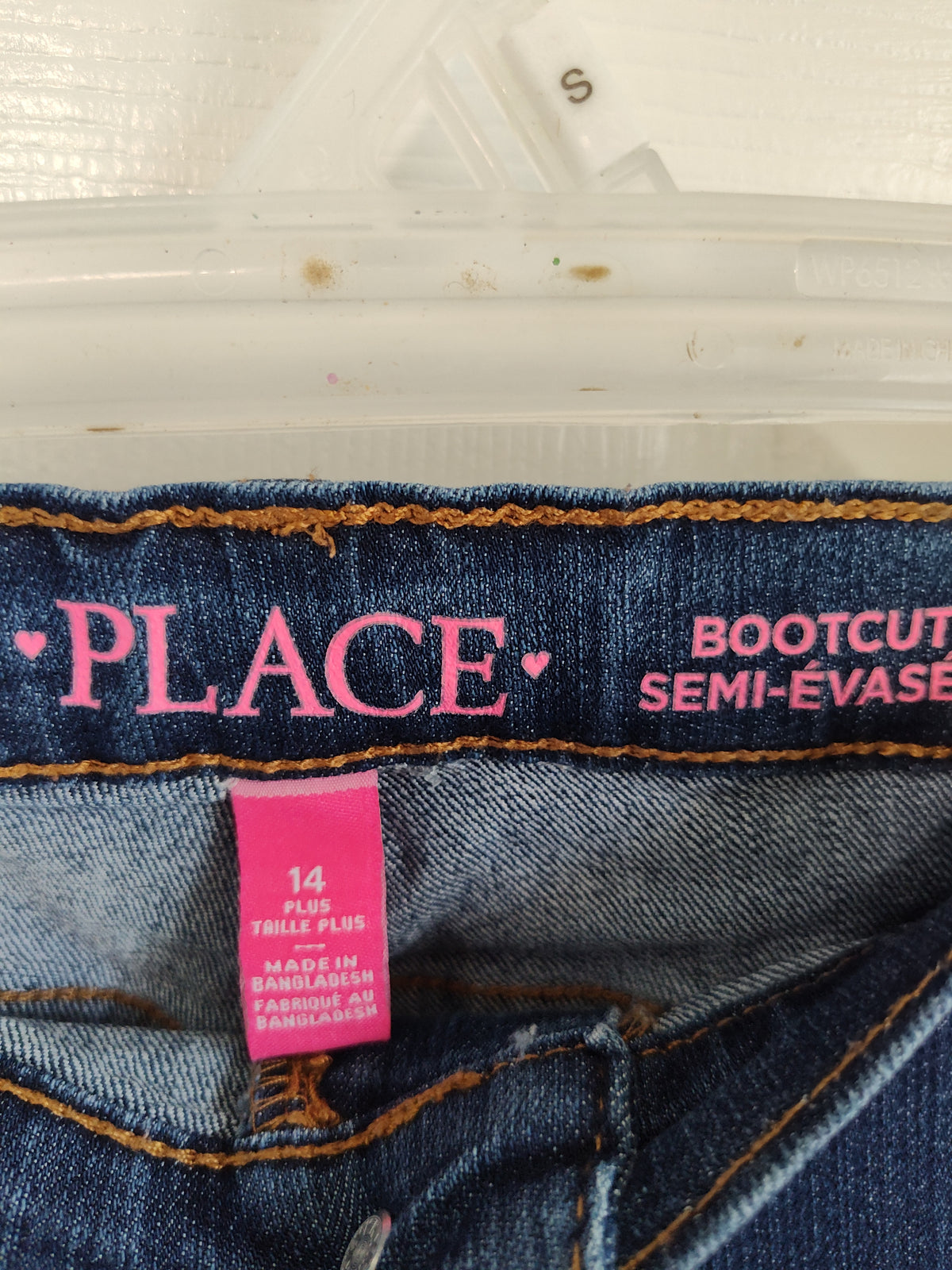 Seller 189:  Children's Place Girl's bootcut denim size 14plus