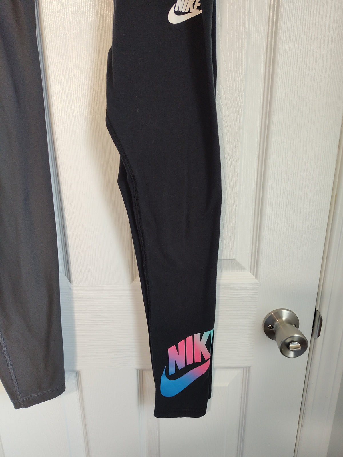 Seller 189:  UA & Nike leggings (UA capri length) Girls size YL (fit like 14)