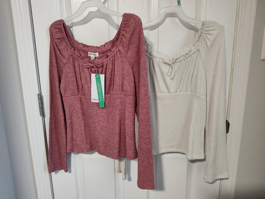 Seller 189:  Stitch & Pine Girl's long sleeves x 2 size 16